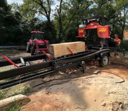 Nathan's TimberKing sawing cants